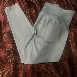 Women's NVGTN contour seamless leggings (LIGHT BLUE)